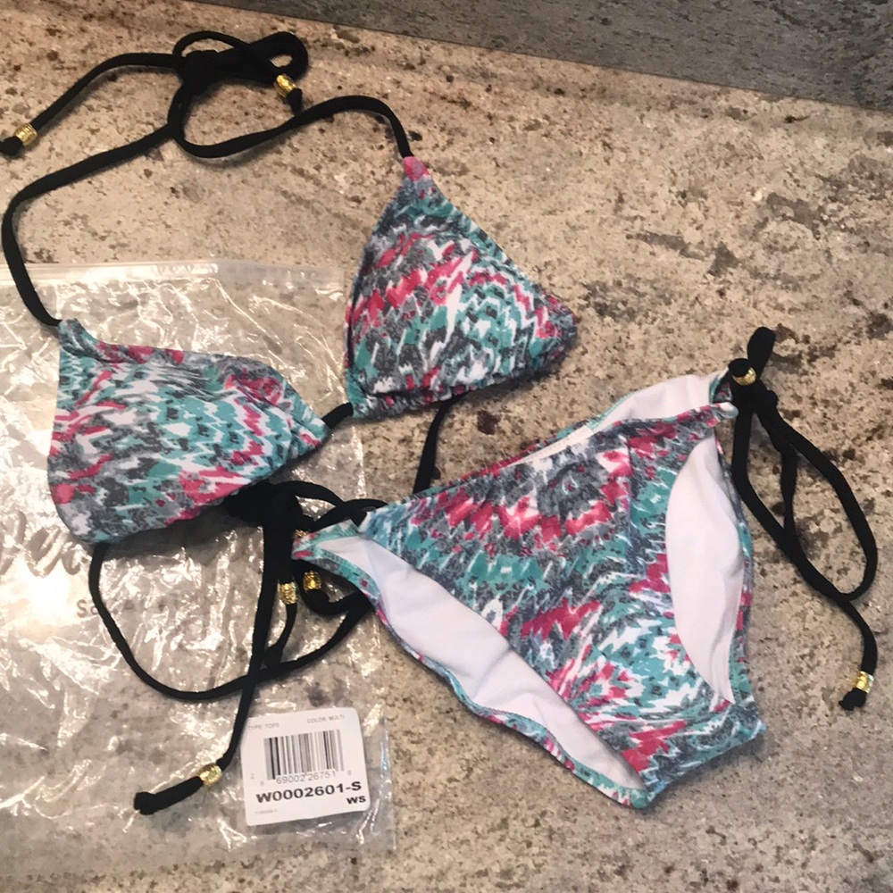 Triangle Print Bikini